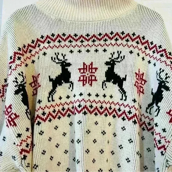 Torrid Knit Mock Neck Christmas Sweater - Picture 2 of 6